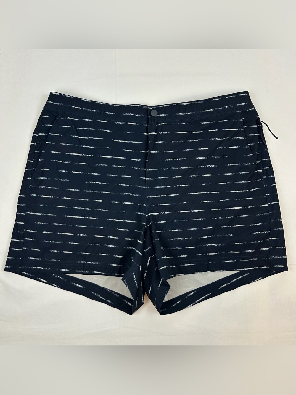 *NEW* VRST Lined 5” Swim Trunks Shorts Slim Fit Large Navy